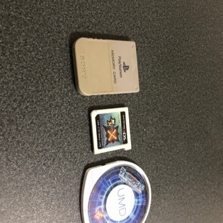初代プレステメモリーカード、ソフト2点