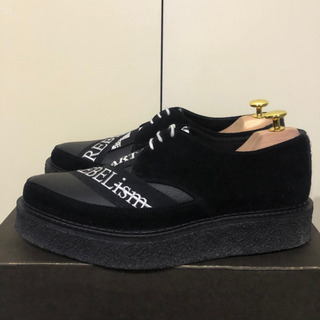 革靴　レザー　ラバーソール　ドレスシューズ