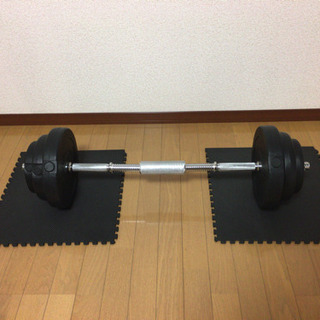 ベンチプレス・セーフティーバー・ミニバーベルダンベル・フラットベンチ・ジョイントマット8枚