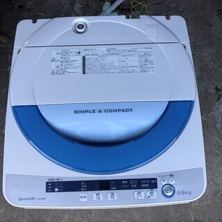 値下げいたしました　SHARP２０１5年式洗濯機5.5キロ