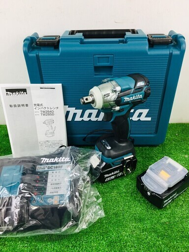マキタ(Makita) 充電式インパクトレンチ 18V 6Ah バッテリ2本・充電器  