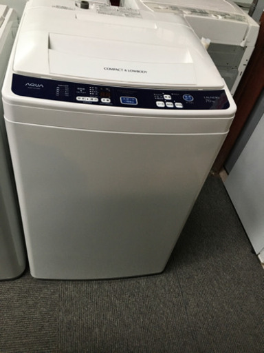 AQUA 7.0kg 全自動洗濯機　2016年製　比較的綺麗！