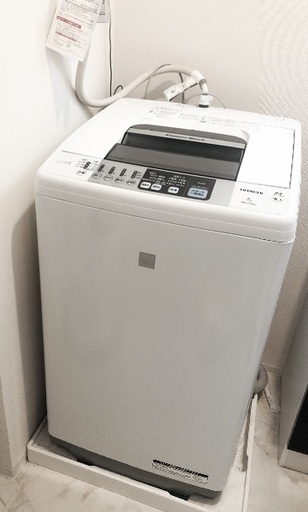 美品❤︎HITACHI 白い約束　洗濯機2017年式