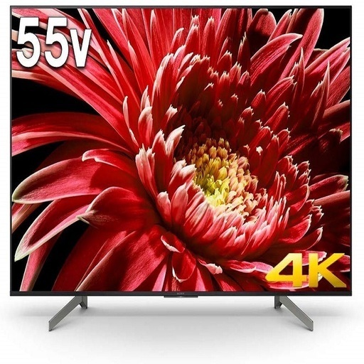 R398)【新品未開封品】ソニー SONY 55V型 液晶 テレビ ブラビア 4Kチューナー内蔵 Android TV機能搭載 2019年モデル KJ-55X8550G