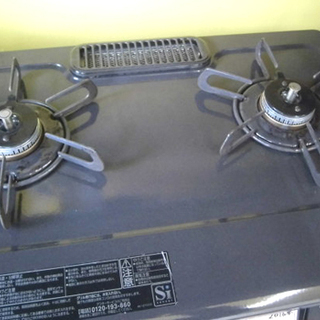 札幌 幅59cm 2016年製 LP/プロパンガス パロマ 左強火 IC-N86KB ガステーブル ガスコンロ