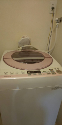 シャープ全自動洗濯機 8kg 風乾燥