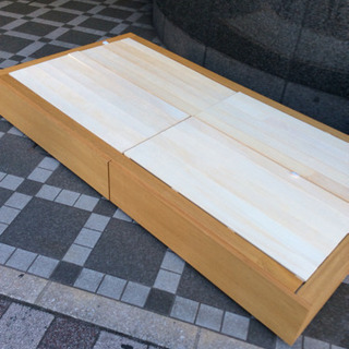 A▽取りに来てくれる方歓迎‼︎無印良品 引き出し付シングルベッド