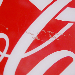 希少 CocaCola/コカコーラ アクリルボード 正方形 看板 片面 横73.5×縦73×厚さ2cm 店舗販促品 ☆ 札幌市 清田区 平岡