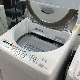 シャープ8.0K洗濯乾燥機　分解クリーニング済み！！！