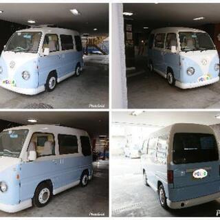 ☆ワーゲンバス仕様☆サンバー☆キッチンカー 移動販売車☆車検ほぼ...