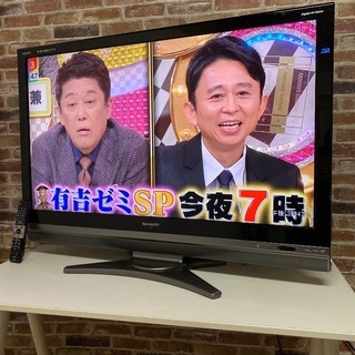 即日受渡❣️SHARP46型 AQUOS高画質で、映画鑑賞など。27500円