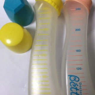 ドクターベッタのプラスチック哺乳瓶240ml2本セット