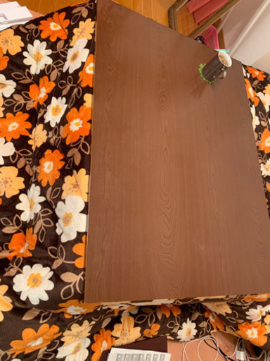 コタツ　長方形　105×75 コタツ布団付き