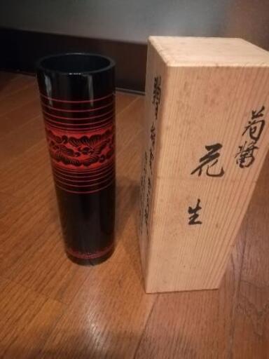 讃岐特産高級漆器　きんま　花入れ
