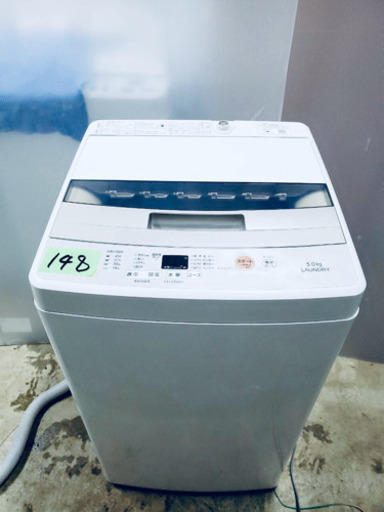 ‼️2017年製‼️ 148番 AQUA✨全自動電気洗濯機　⚡️AQW-BK50F‼️