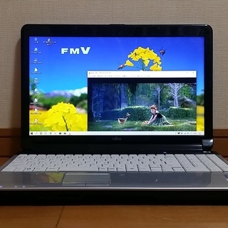 Windows10 i5 富士通ノートパソコン USBマウスプレ...