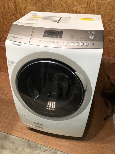 【管理KRS136】SHARP 2015年 ES-A200-WL 9.0kg/6.0kg ドラム洗濯機