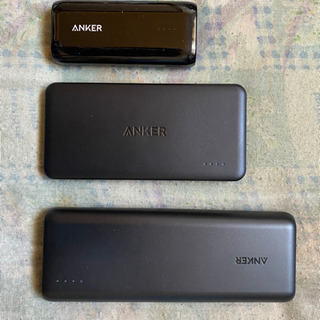 Anker モバイルバッテリー3種類セット　充電器おまけ