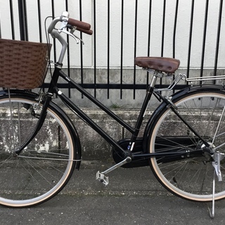 お洒落＊MIYATA・26インチ・シティーサイクル・ブラック 内装3段変速