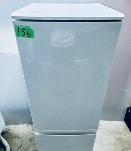 ✨大感謝祭✨ 156番 SHARP✨ ノンフロン冷凍冷蔵庫❄️ SJ-17X-W‼️