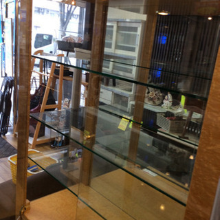 A▽持ち帰り歓迎‼︎大塚家具 ガラスショーケース 陳列棚 高級品☆