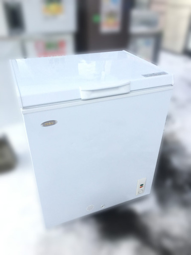 【自社配送は札幌市内限定】Haier/ハイアール 電気冷凍庫 冷凍ストッカー 145L 2012年製 JF-NC145A 上開き式 排水口フタ欠品