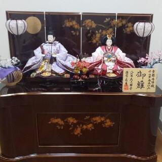 雛人形 大上輝秀作 収納親王飾り