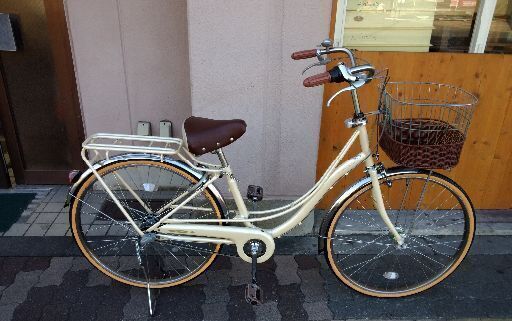 miyata フェリーク 26吋ファションサイクル 内装3段/LEDオート/アイボリー