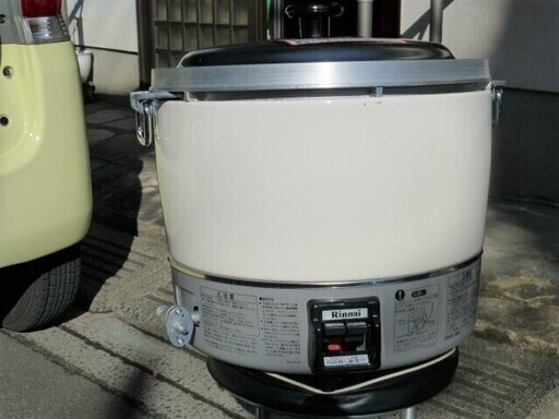 リンナイ　2018年 業務用ガス炊飯器(都市ガス) ゴム管13mm 3.3升用 RR-30S1-F-13A
