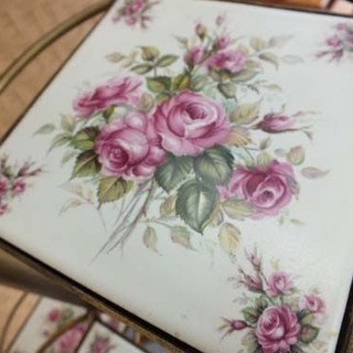 鉄製 フラワースタンド らせん状 花台 アイアン アンティーク調