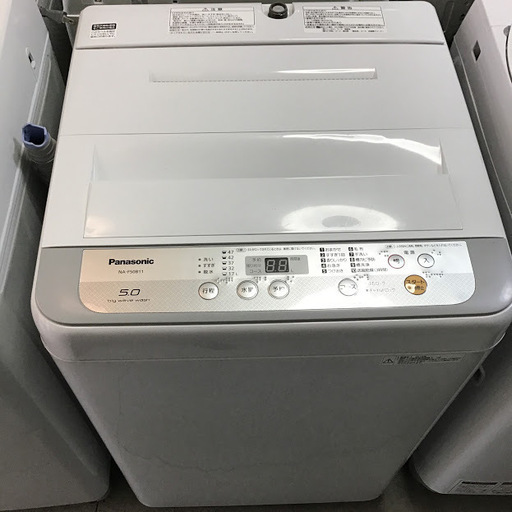 送料無料・設置無料】洗濯機 2018年製 Panasonic NA-F50B11