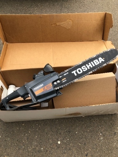 東芝　TOSHIBA 電気チェーンソー