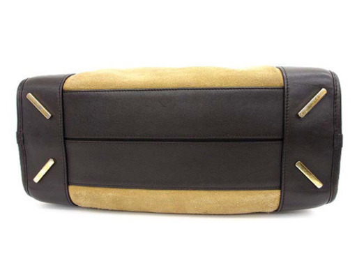 LOEWE ロエベ 新型 アマソナ36 スエード×レザー ボストンバッグ