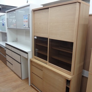 【取りに来れる方限定】karimokuのスライド扉食器棚!!