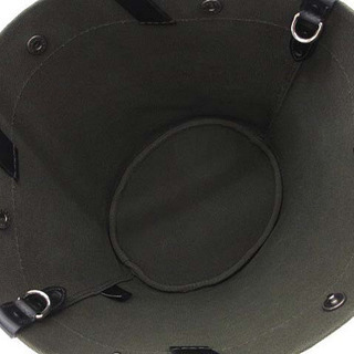 美品 プラダ 1BG244 デニム レザー 2WAY トートバッグ