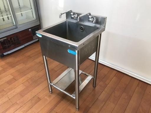 クリナップ ステンレス製 1槽シンク 流し台 45cm×45cm×80cm 厨房 飲食店