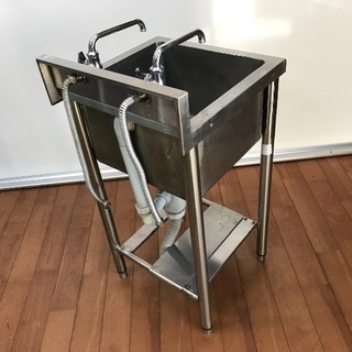 クリナップ ステンレス製 1槽シンク 流し台 45cm×45cm×80cm 厨房 飲食店