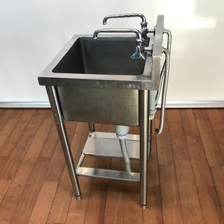 クリナップ ステンレス製 1槽シンク 流し台 45cm×45cm×80cm 厨房 飲食店