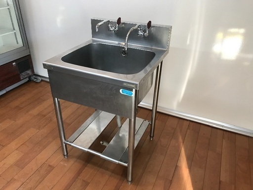 クリナップ ステンレス製 1槽シンク 流し台 60cm×60cm×80cm 厨房 飲食店 ②