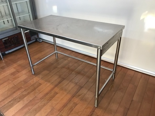 タニコー ステンレス製 作業台 調理台 114cm×60cm×79cm 厨房 飲食店