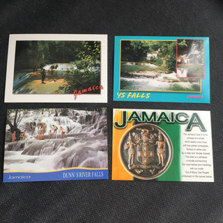 ジャマイカ土産　ポストカード差し上げます