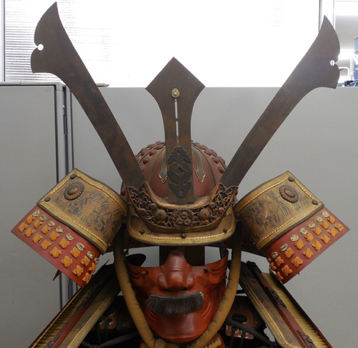 甲冑 赤備え 鎧兜 等身大 具足櫃 武具 サムライ 侍 戦国武将 武士