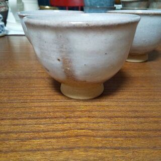 萩焼湯呑茶碗3個