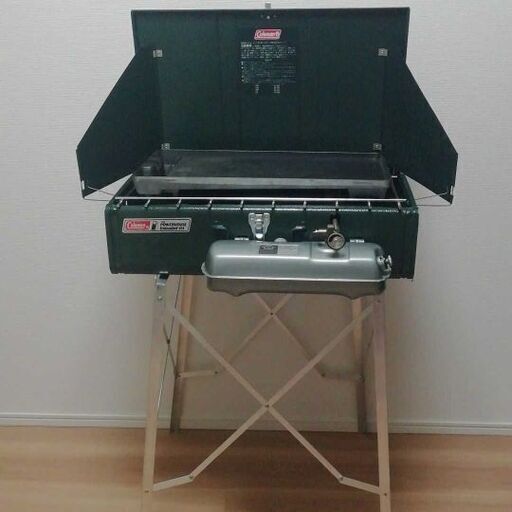 コールマンツーバーナー　スタンド＆鉄板セット コールマンツーバーナー スタンド＆鉄板セット
