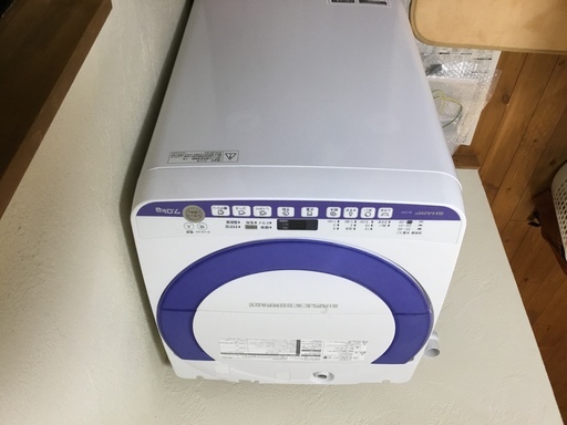 SHARP 全自動電気洗濯機　7kg  2015年型　使用期間一年未満　使用回数:少　室内保管