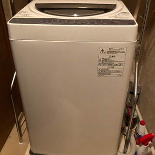 3/8再投稿 洗濯機TOSHIBA AW-6G6 2018年度の画像