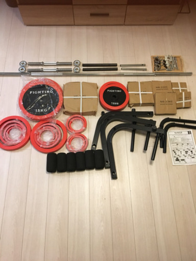 最終値下げ！！美品☆ファイティングロード ホームビルダーセット100ｋｇ 最終値下げ！！美品☆ファイティングロード ホームビルダーセット