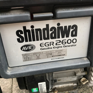 お取引感謝【値下げしました】新ダイワＥＧＲ２６００・実働・中古・引き取りのみ