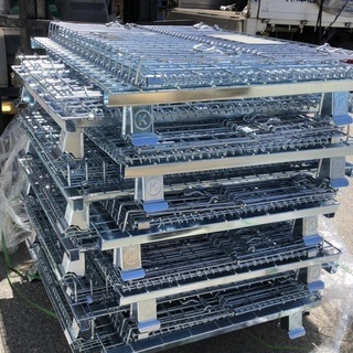 新品  鉄かご メッシュパレット ユニクロ　1型　1000㎏用《店舗受渡し限定》1台からお売りします