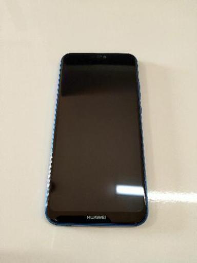 【値下げ】Huawei p20 lite SIMフリースマートフォン クラインブルー